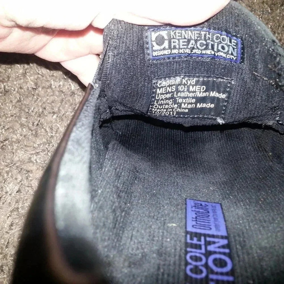 KENNETH COLE-Captain Kyd-Black Leather-Horse Bit-Business/Casual Loafers-Sz 10.5 - Picture 8 of 8